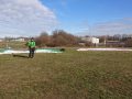Paragliding Gleitschirm Flugplatz Goerlitz, Sachsen