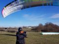 Paragliding Gleitschirm Flugplatz Goerlitz, Sachsen