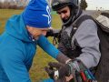 Paragliding Gleitschirm Flugplatz Goerlitz, Sachsen
